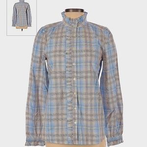 NWT Loft Womens Long Sleeve Blouse sz L